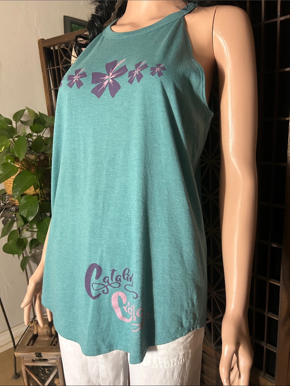 DISTRICT PERFECT TRI CATALINA TANK TOP L - Picture 2 of 12